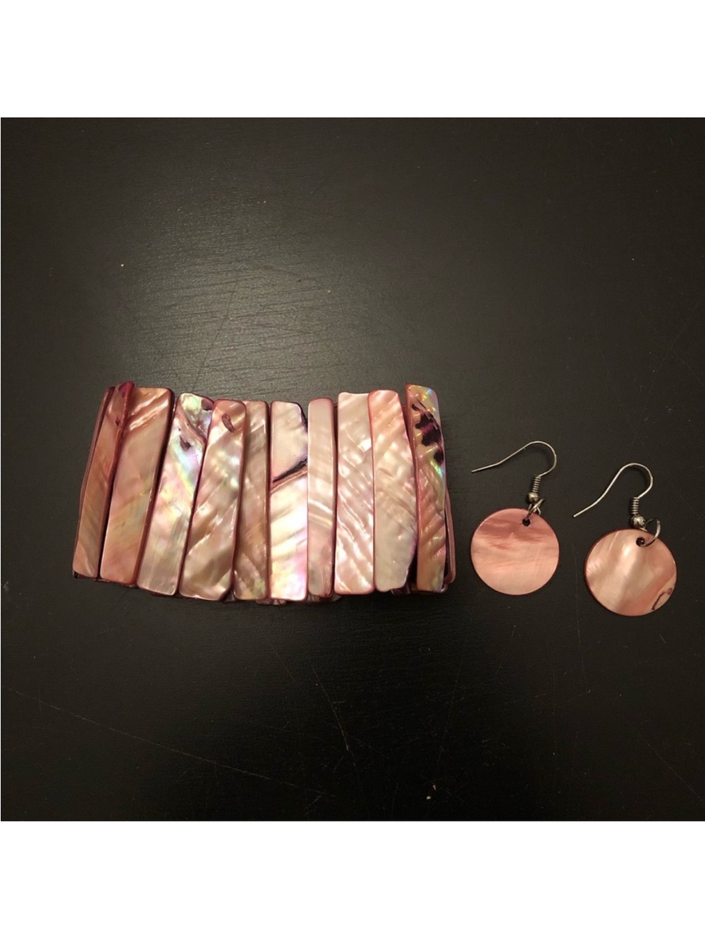 Bracelet and earring set from South Africa